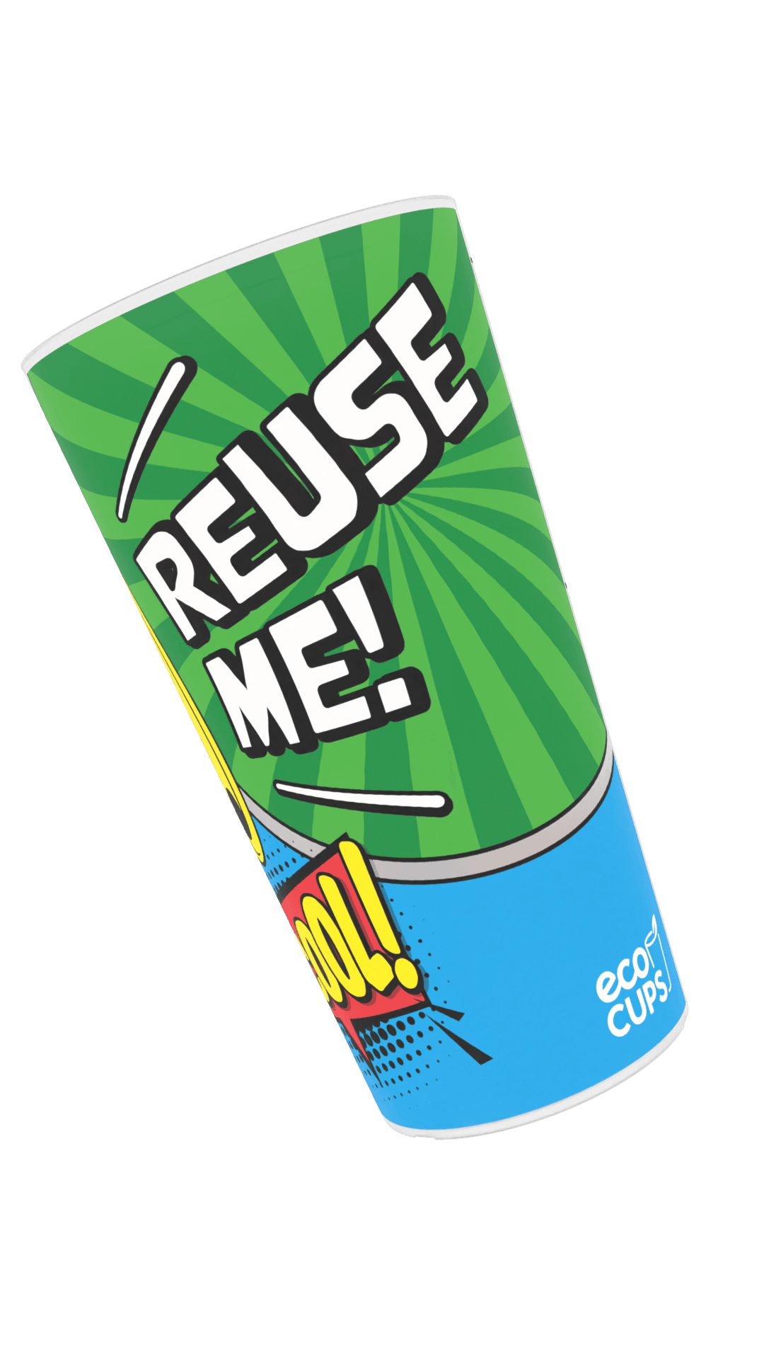 Eco-friendly reusable printed cup