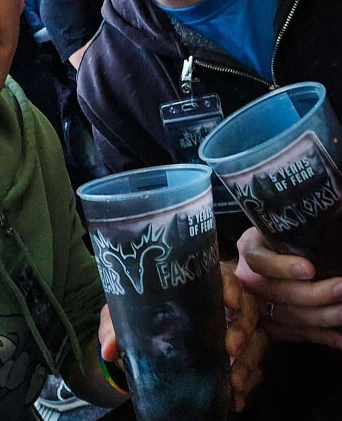Branded festival cups manufactured in the UK